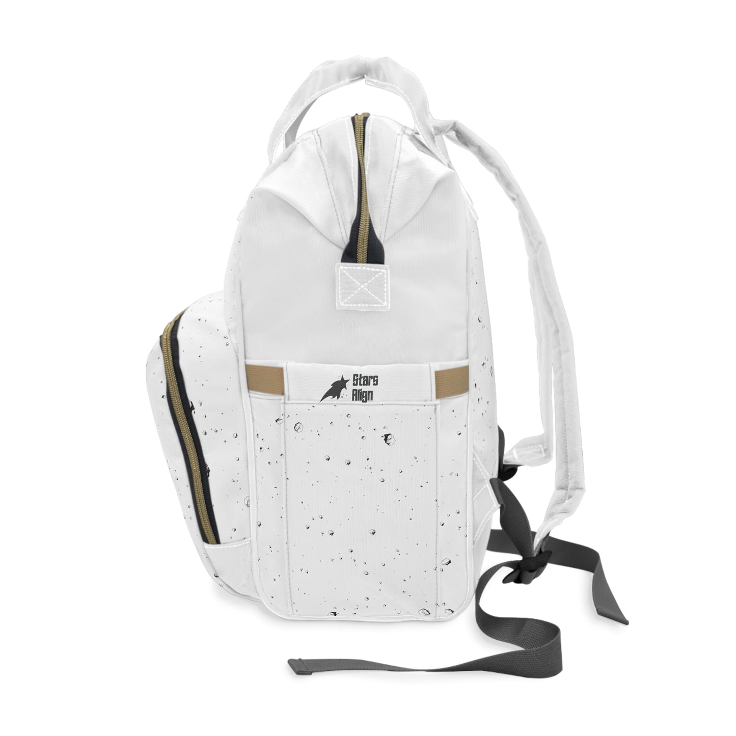 Asteroid Adventurer Diaper Backpack (White)