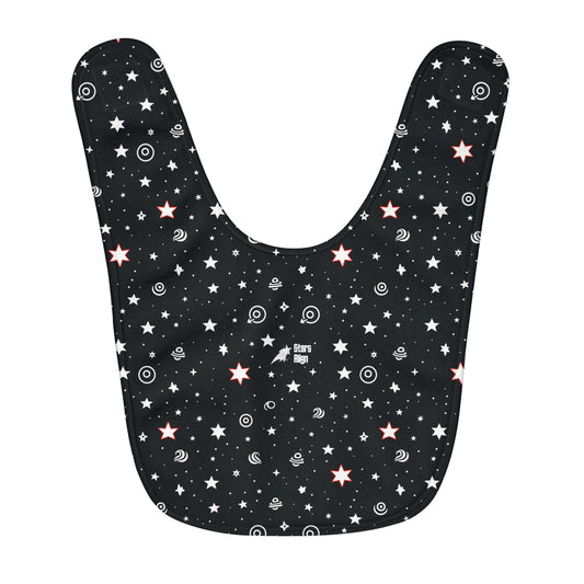 Galactic Fleece Baby Bib