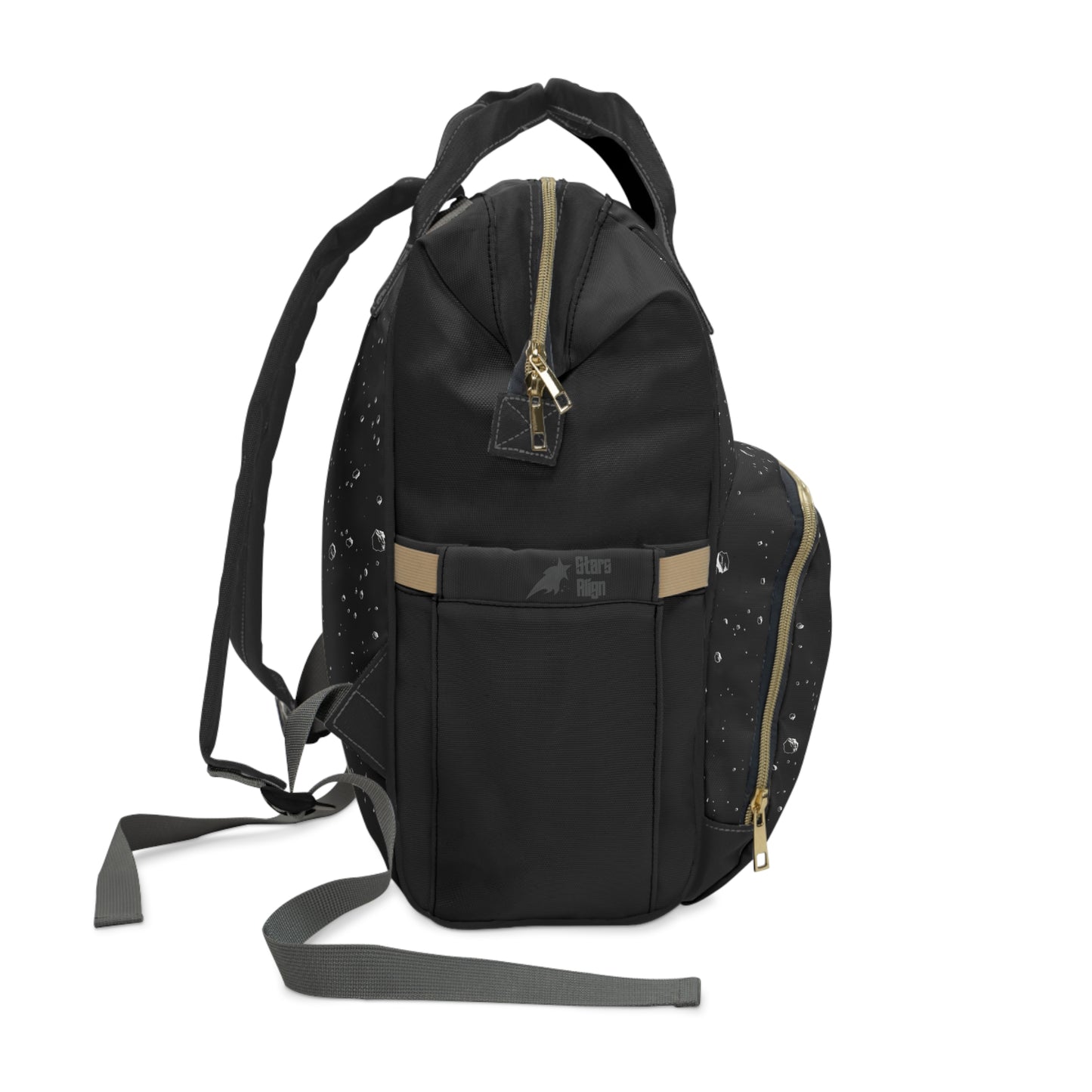 Asteroid Adventurer Diaper Backpack (Black)