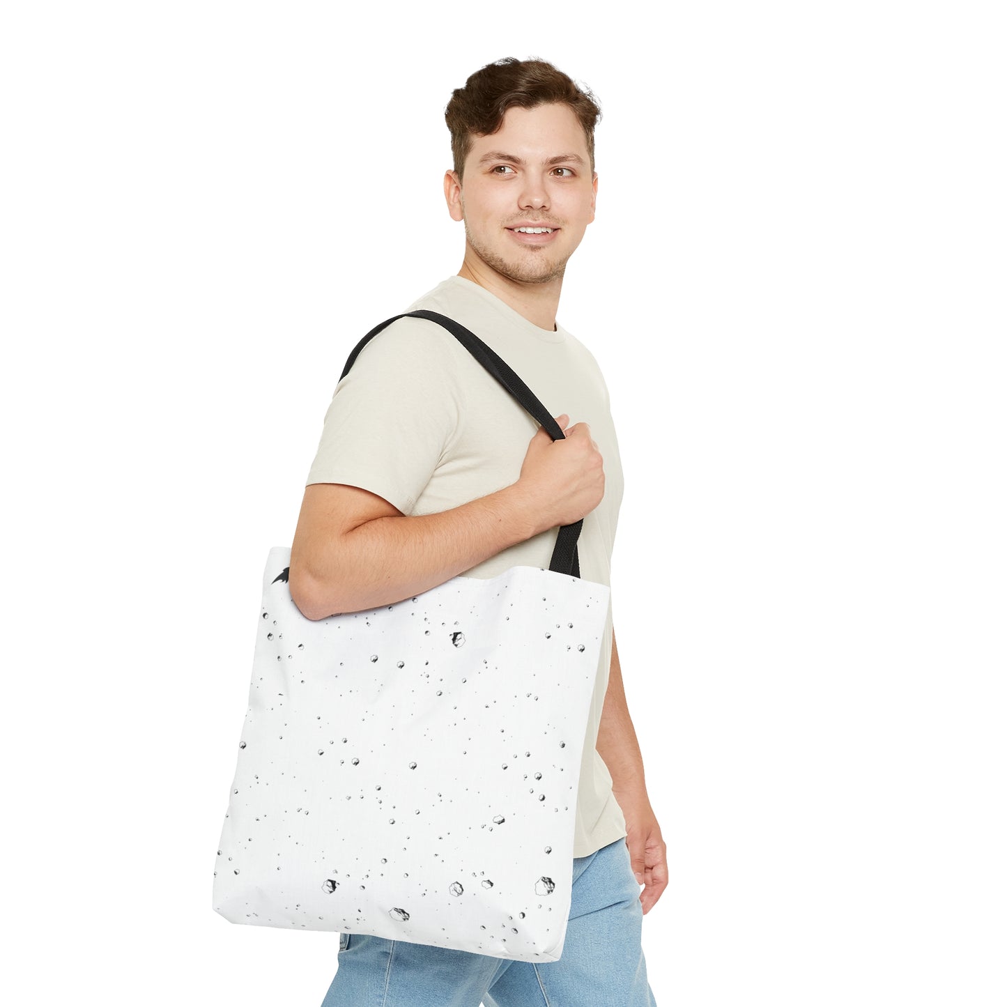 Asteroids Tote Bag (White)