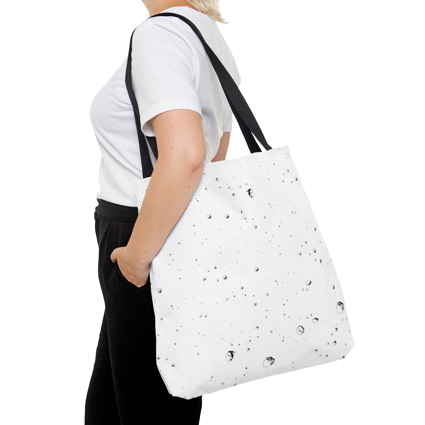 Asteroids Tote Bag (White)