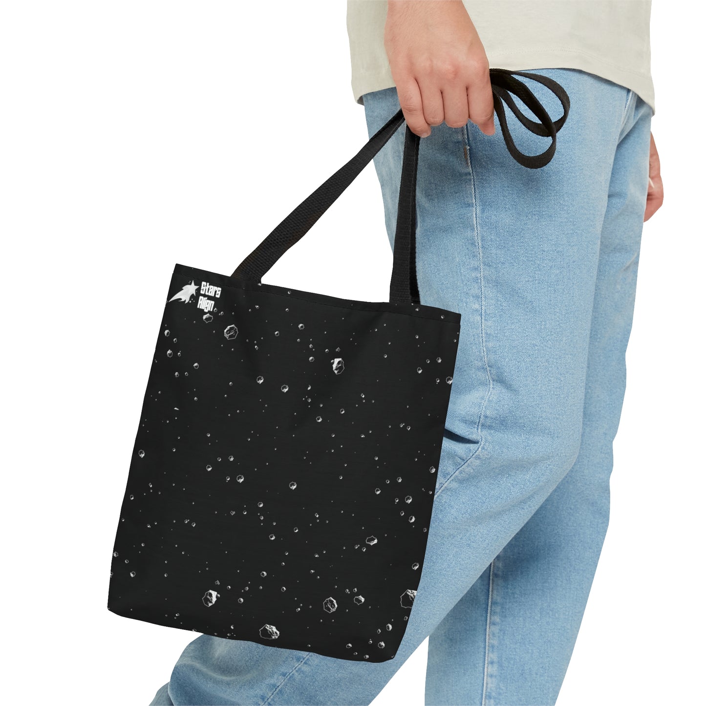 Asteroids Tote Bag (Black)