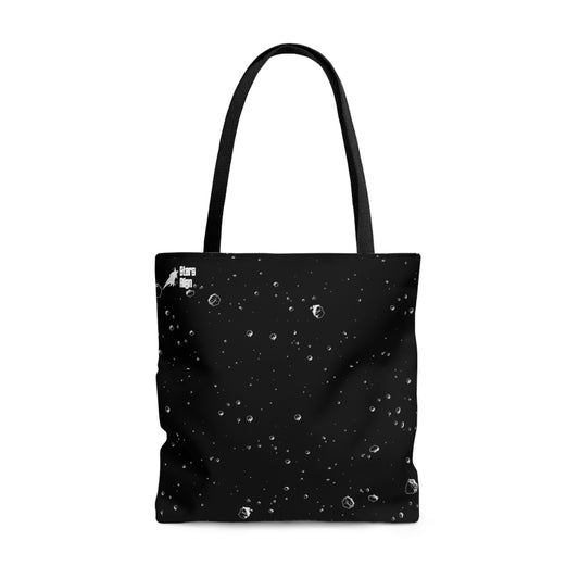 Asteroids Tote Bag (Black)