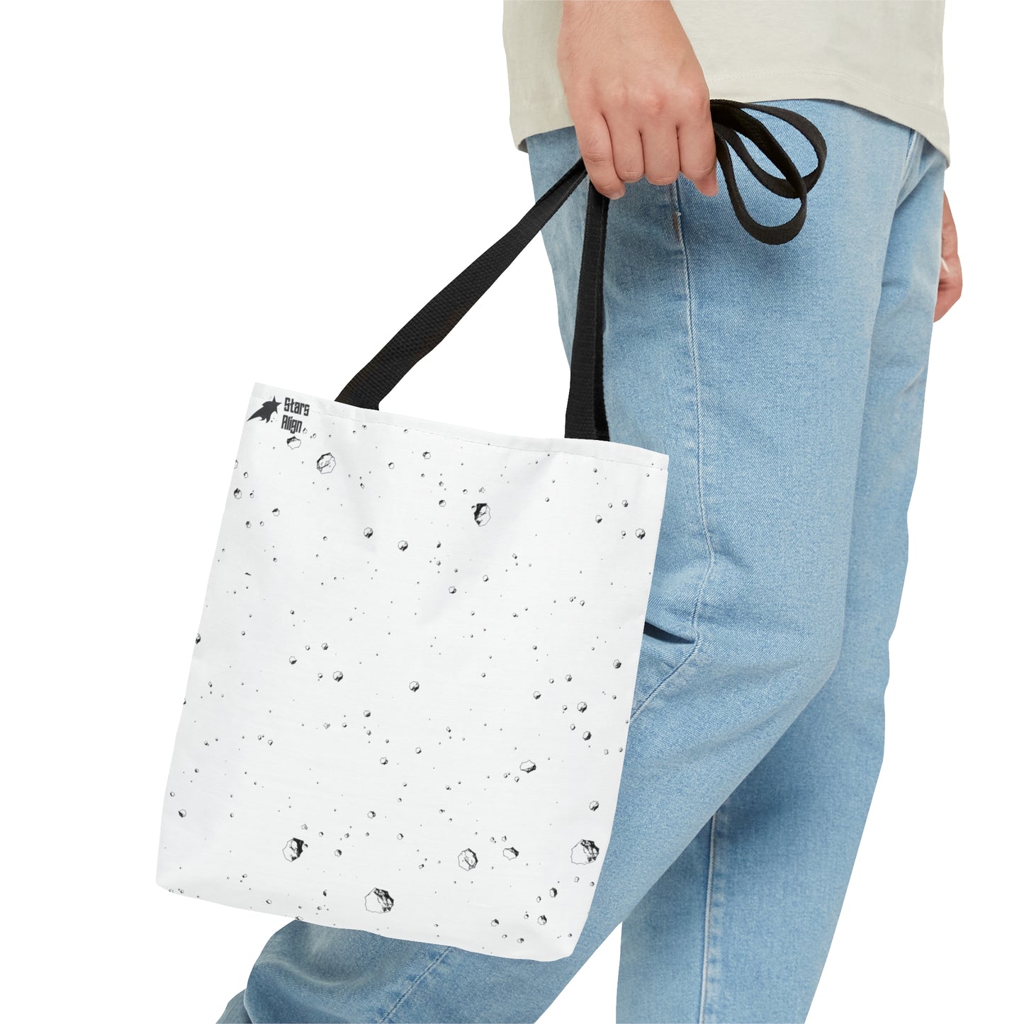 Asteroids Tote Bag (White)