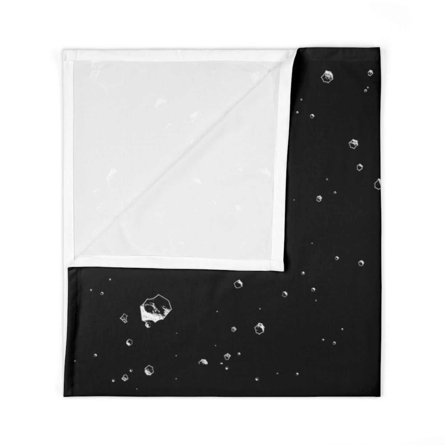 Asteroids Dark - Baby Swaddle Blanket