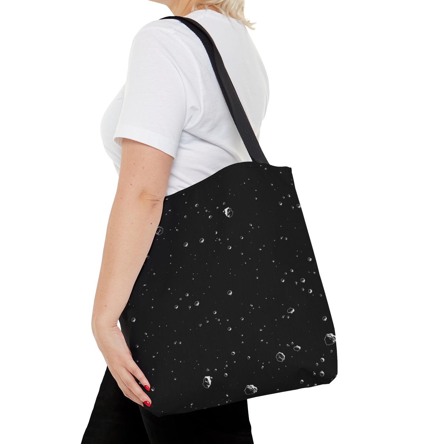 Asteroids Tote Bag (Black)